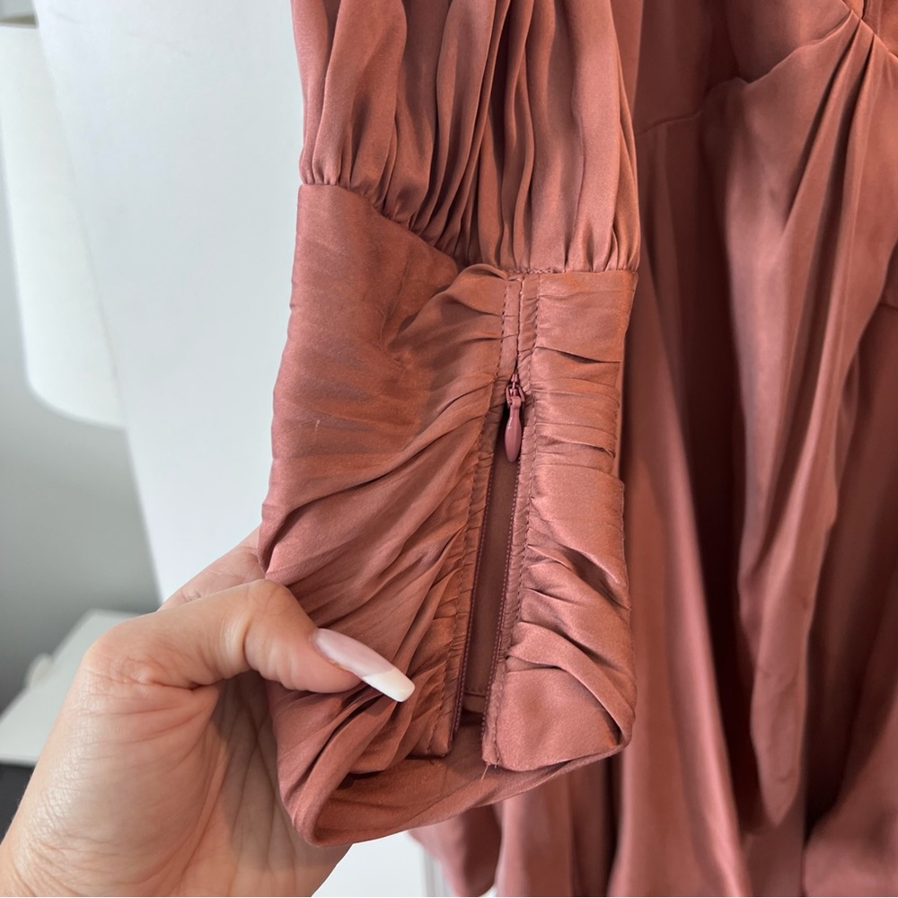Zimmermann Silk Wrap Minidress - Picture 5 of 11